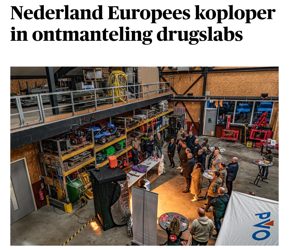Trots op onze politiemensen die de drugsoverlast en drugshandel in ons land opsporen en stevig aanpakken. 💪Nederland Europees koploper in ontmanteling drugslabs.
#politie #respect

trouw.nl/binnenland/ned…
