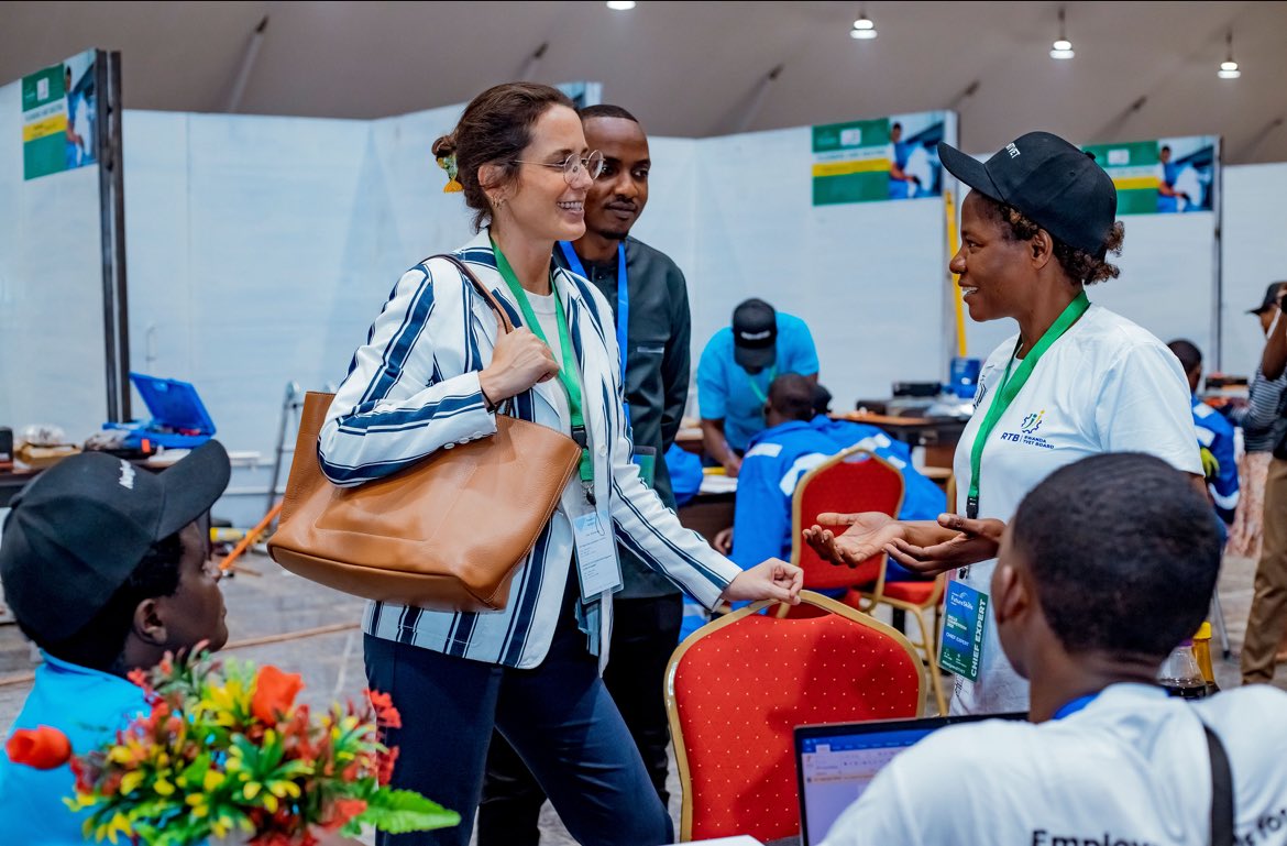 Rwanda TVET Board (@rtb_rwanda) on Twitter photo We were honoured to also welcome Charlotte Helminger, Chargée d’Affaires of the Embassy of Luxembourg and Ms. Kim Jinhwa, Country Director of <a href="/KOICA_Rwanda/">KOICA Rwanda</a> to #TVETExpo2025 and #SkillsCompetition. Their presence underscored the strength of international partnerships driving We were honoured to also welcome Charlotte Helminger, Chargée d’Affaires of the Embassy of Luxembourg and Ms. Kim Jinhwa, Country Director of <a href="/KOICA_Rwanda/">KOICA Rwanda</a> to #TVETExpo2025 and #SkillsCompetition. Their presence underscored the strength of international partnerships driving