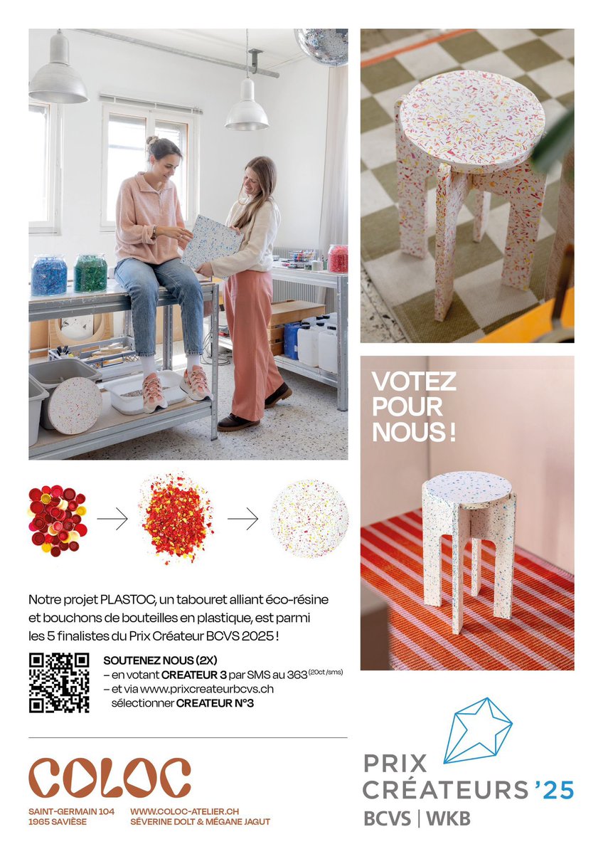jadesfrenchie's tweet photo. Les amies j’ai besoin de vous !! 

Ma sœur et son associée ont créé une petite entreprise qui fabrique des objets en eco résine et leur dernière création a été nommée pour le prix BCVS 2025. 

Ça serait super cool si vous pouviez donner un coup de pouce à une entreprise sympa !! https://t.co/phsUj9y879