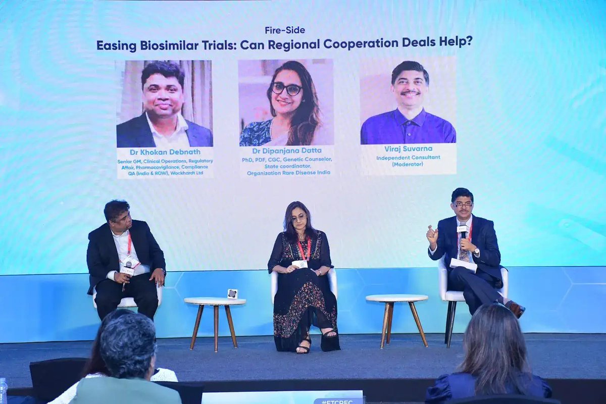 ETPharma's tweet photo. Inside India’s Biosimilar Challenge: Regulatory Hurdles, Rare Diseases, and the Road Ahead
#biosimilars | #biologics | #regulations | #rare_diseases | #approvals | #patients | #compliance | #Pharmacovigilance | #Biocomparability
Read more:
https://t.co/Rf9GkgcwkR https://t.co/gDRcsC4yDw
