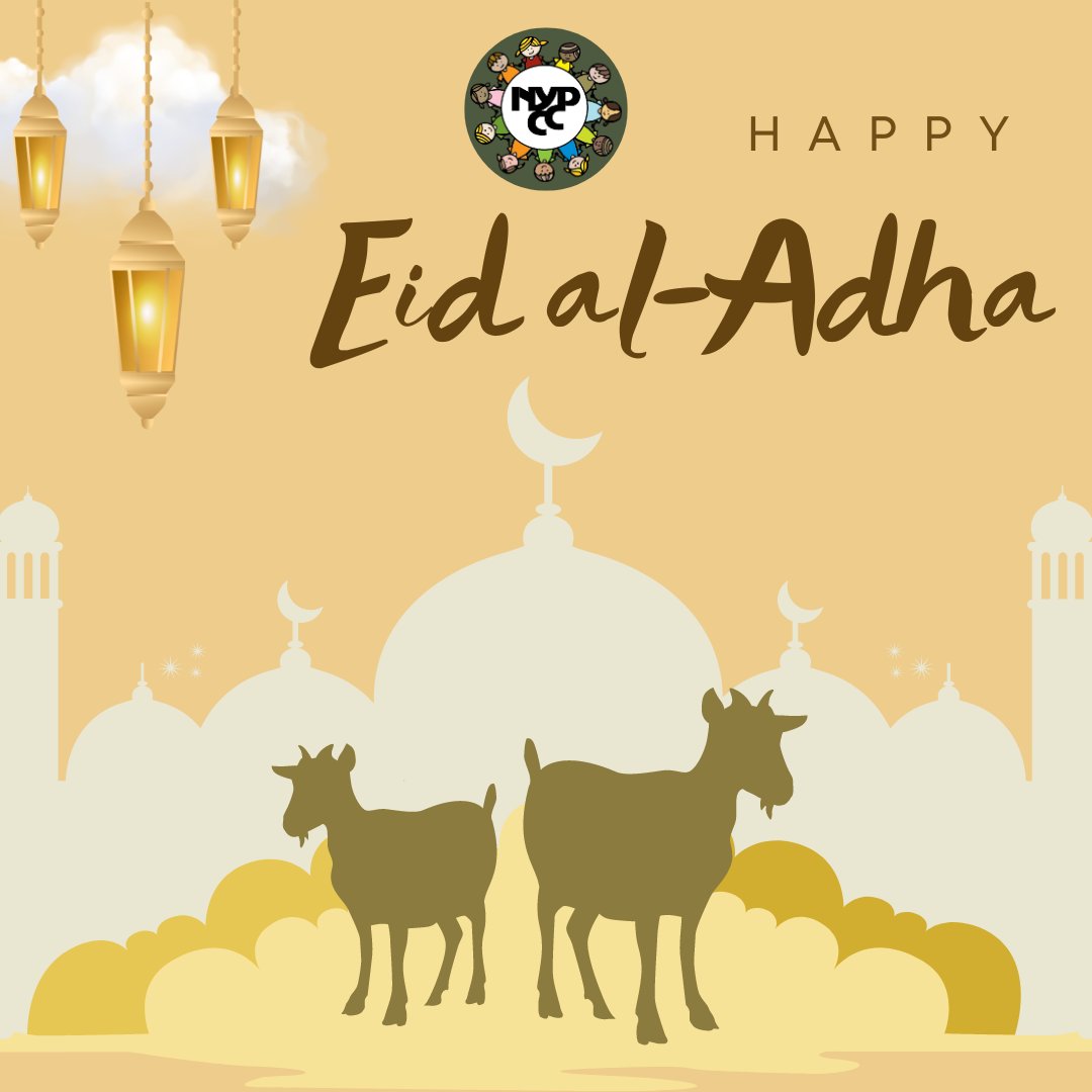 NYPCC1's tweet image. NYPCC wishes all who celebrate a joyful and blessed Eid al-Adha! May this special time bring peace, happiness, and unity to you and your loved ones.

#NYPCC #Unity #CaringfortheCommunity #Eidal-Adha