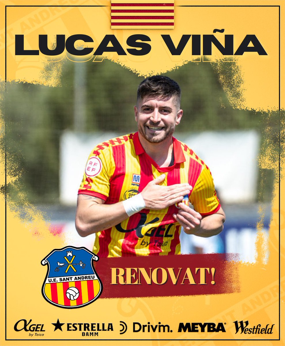 RENOVACIÓ ✅ | Emilio Lucas Viña renova amb el Sant Andreu i jugarà una temporada més al Narcís Sala.  

Continuem fent camí junts, <a href="/lucasvina5/">Emilio Lucas Viña ‼️</a>! 💛❤️

🔗 Més informació: tinyurl.com/LucasVinaRenov…