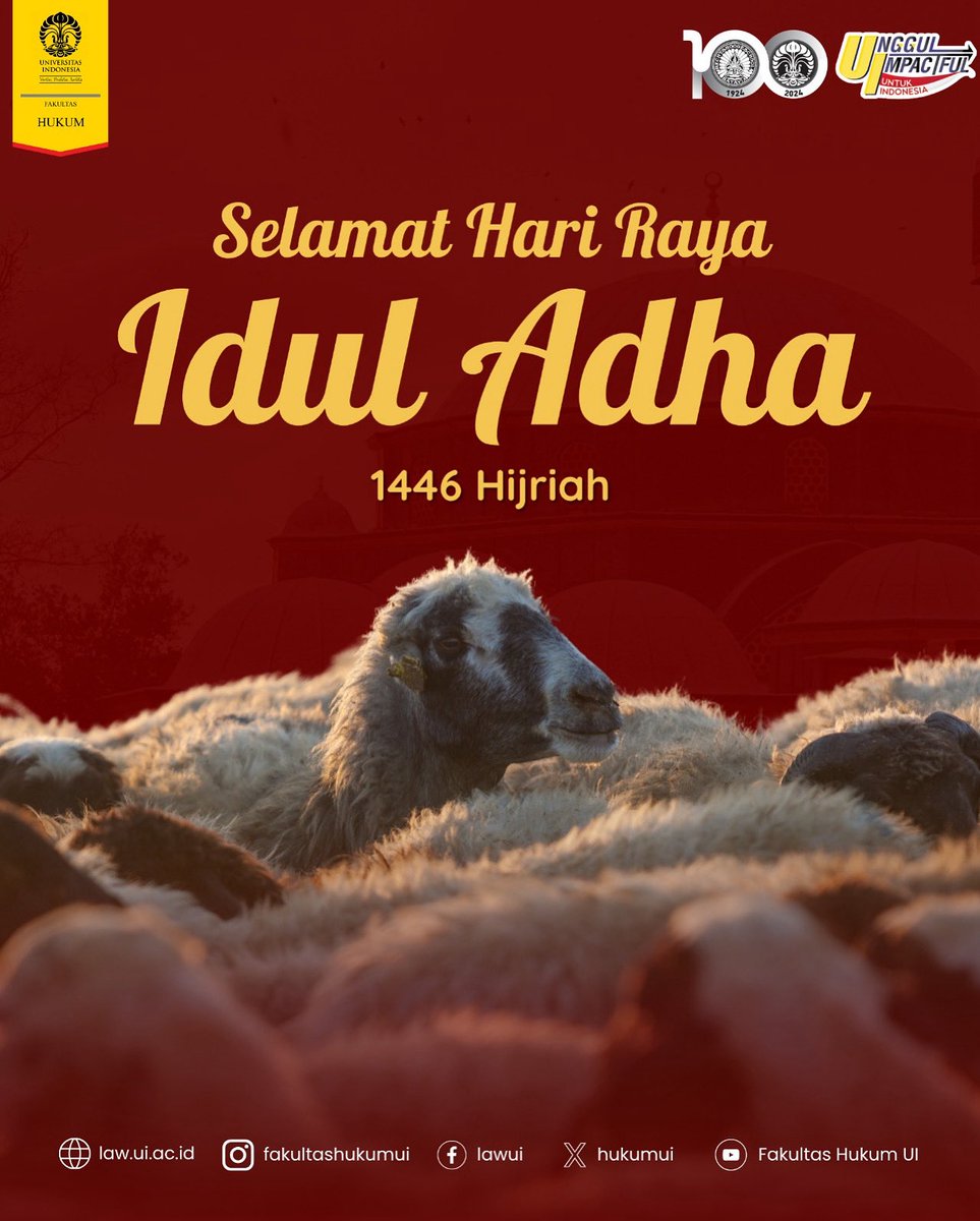 Mari rayakan dengan hati yang ikhlas, jiwa yang tenang, dan semangat berbagi. Semoga Dia menerima semua amal kita. Selamat Hari Raya Idul Adha bagi yang merayakan🙏✨
