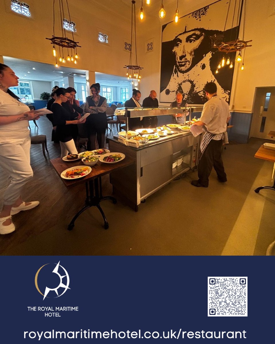 The team have been enjoying tasting our new menu! Why not book lunch or dinner this weekend and sample it for yourself. royalmaritimehotel.co.uk/restaurant