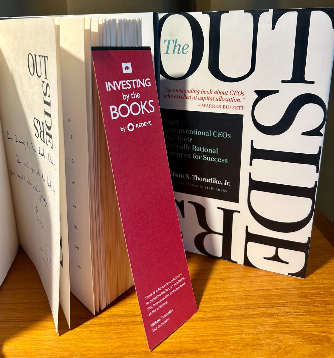 Summer giveaway!

Incredible to meet Will Thorndike, who signed two hardcovers of his classic title 'The Outsiders' for you, dear podcast listeners.

To win one of the books:
📚 Like &amp; Retweet
📚 Follow us (so we can contact you)

The two winners will be announced on June 11.