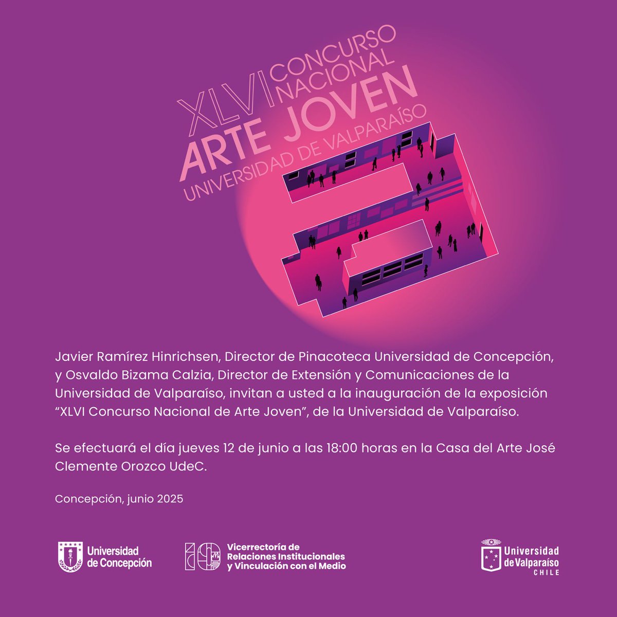 gonzalo lira (@gliram) on Twitter photo XLVI Concurso Nacional Arte Joven
<a href="/uvalpochile/">Universidad de Valparaíso</a>
<a href="/SocialesUV/">Facultad de Ciencias Sociales UV</a> XLVI Concurso Nacional Arte Joven
<a href="/uvalpochile/">Universidad de Valparaíso</a>
<a href="/SocialesUV/">Facultad de Ciencias Sociales UV</a>