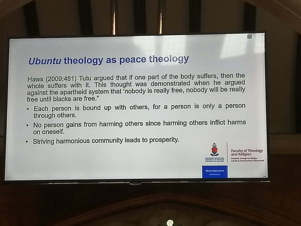 #ubuntu as Peace Theology #PeaceTheologies2025