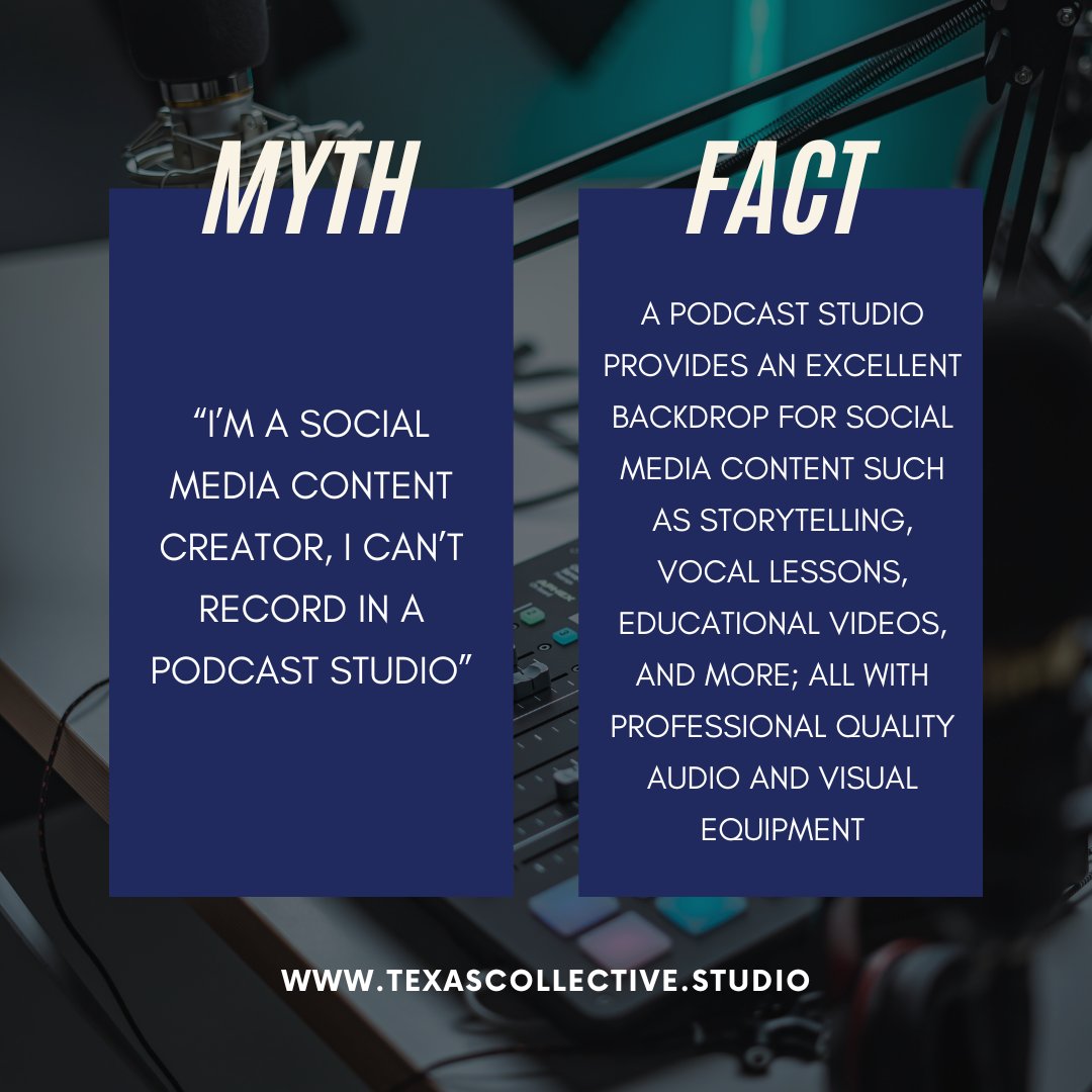 TexCol_Studio's tweet image. Our space is designed for ALL creators who want to elevate their content. No noisy background. No DIY setup. Just quality that matches your vision.
#TexasCollectiveStudios #ContentCreatorsWelcome #CreateWithConfidence #HoustonCreators
