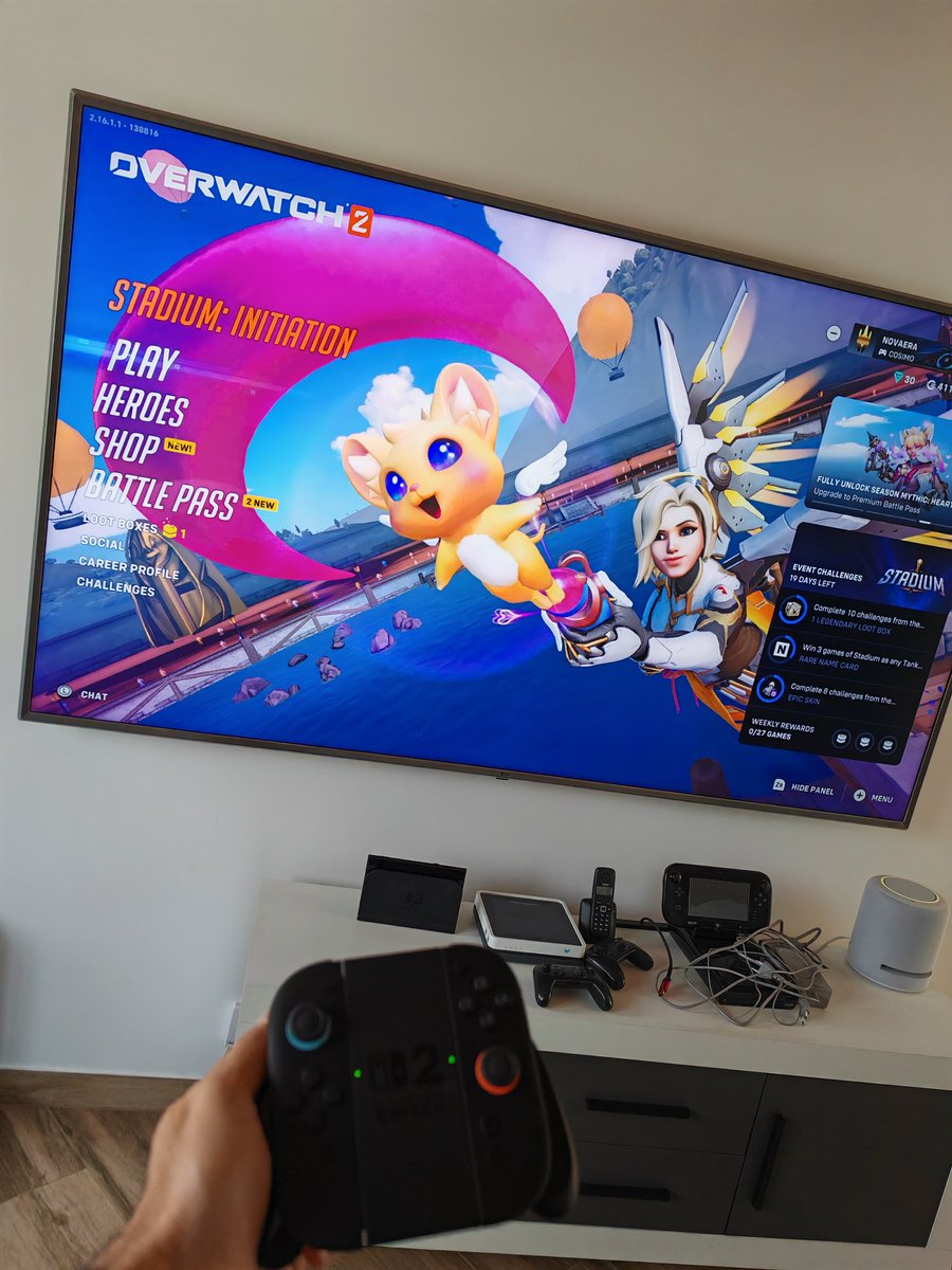 kosimo's tweet photo. Overwatch 2 works on Switch 2 day one https://t.co/rSSYum3xSA