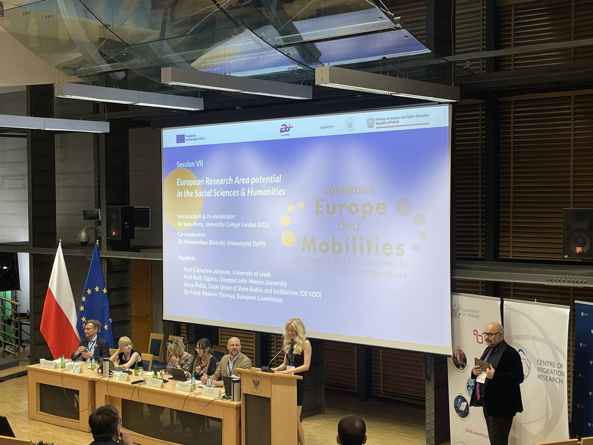 🔴 Live now: Session: ERA potential in Social Sciences &amp; Humanities
Digital platforms, the public good &amp; algorithmic impact on real lives.

Watch the panel 👉 youtube.com/watch?v=GtbXVZ…
#EUCHANSE #SSH #DigitalTransformation
<a href="/EUCHANSE/">CHANSE</a> <a href="/CMR_Warsaw/">CMR_Warsaw</a>