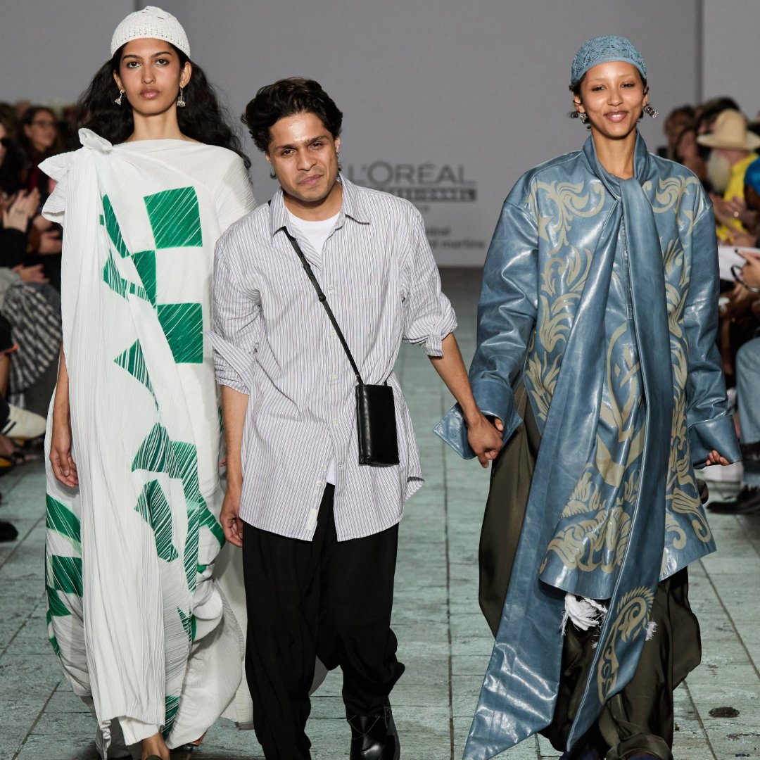 csm_news's tweet photo. Meet the winner and runner-ups of the L’Oréal Professionnel Young Talent Award 2025!

🏆: Mayah Hasbany 
1st and 2nd  runner-ups Hannah Smith and Haseeb Hassan ✨ 

Judged by Daniel Lee, Nicholas Daley &amp; Mandi Lennard, Ekow Barnes and Sarah Gresty. https://t.co/oHraQXgLCs