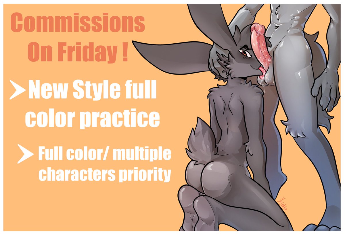 Will open comms this Friday!. It will be a bit different than usual.

I have been practicing on refining my full color style, working more with lasso tool and soft brushes.

Also this month I will be gone for a week so will take on the biggest commissions first as priority!