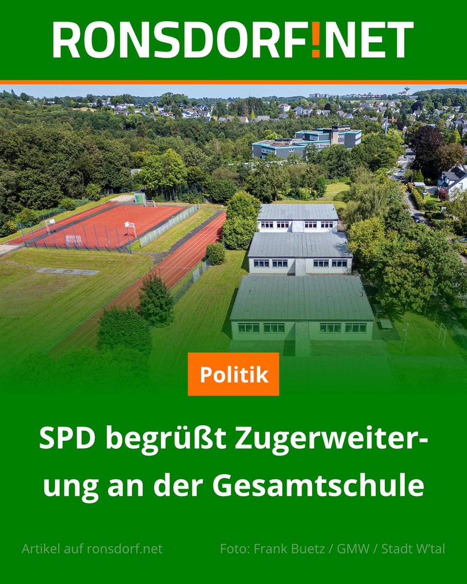 Während sich die Schulkonferenz gegen eine Zugerweiterung an der Gesamtschule ausgebrochen hat, begrüßt die SPD die Stadt-Pläne.

Zum Artikel geht es hier: 
ronsdorf.link/x4jen

#Wuppertal #Ronsdorf #Hochbarmen #Schule #Gesamtschule #Schüler #StadtWuppertal #AnDerBlutfinke