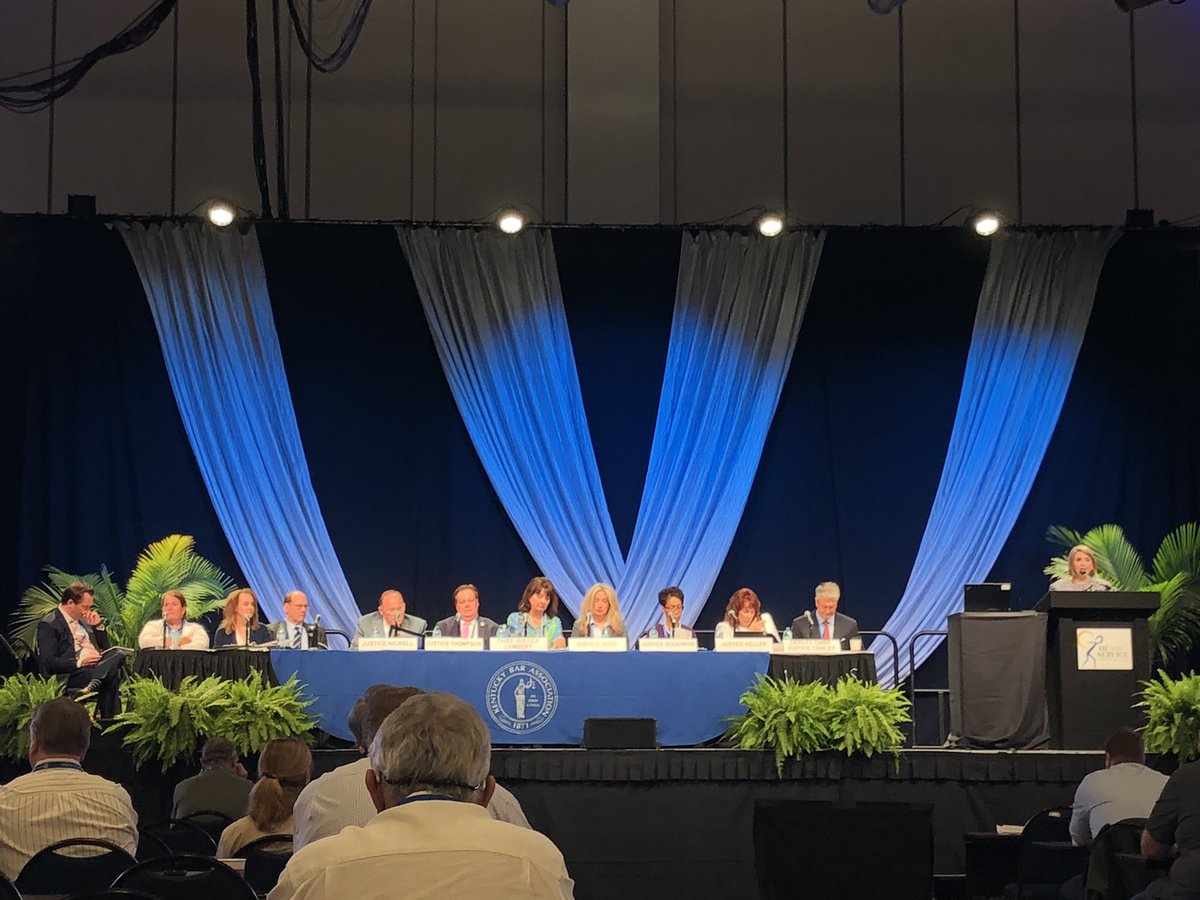 Gene Vance (@pgvanceii) on Twitter photo Kicking off the 2025 <a href="/KyBarNews/">Kentucky Bar Association</a> Annual Convention here in Lexington with the Supreme Court Rules hearing. Important proposed amendments to the Rules of Civil Procedure on the agenda. Kicking off the 2025 <a href="/KyBarNews/">Kentucky Bar Association</a> Annual Convention here in Lexington with the Supreme Court Rules hearing. Important proposed amendments to the Rules of Civil Procedure on the agenda.
