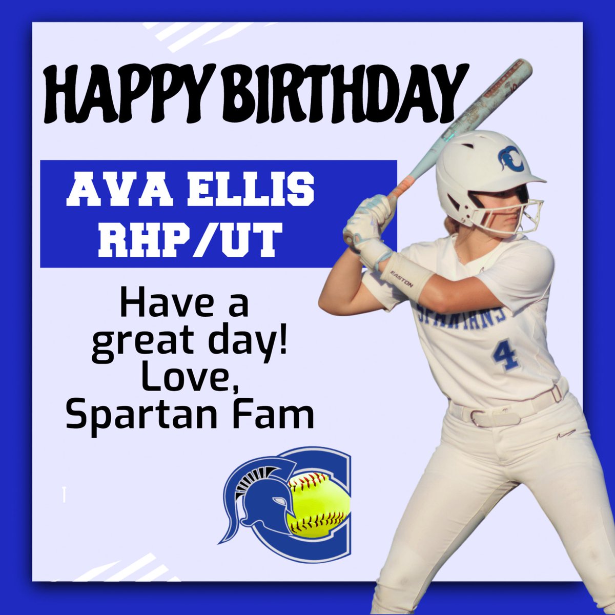 Happy Birthday, Ava!!
We hope you have a great day!!
Love,
Spartan Family
<a href="/AvaEllis59/">Ava Ellis</a>