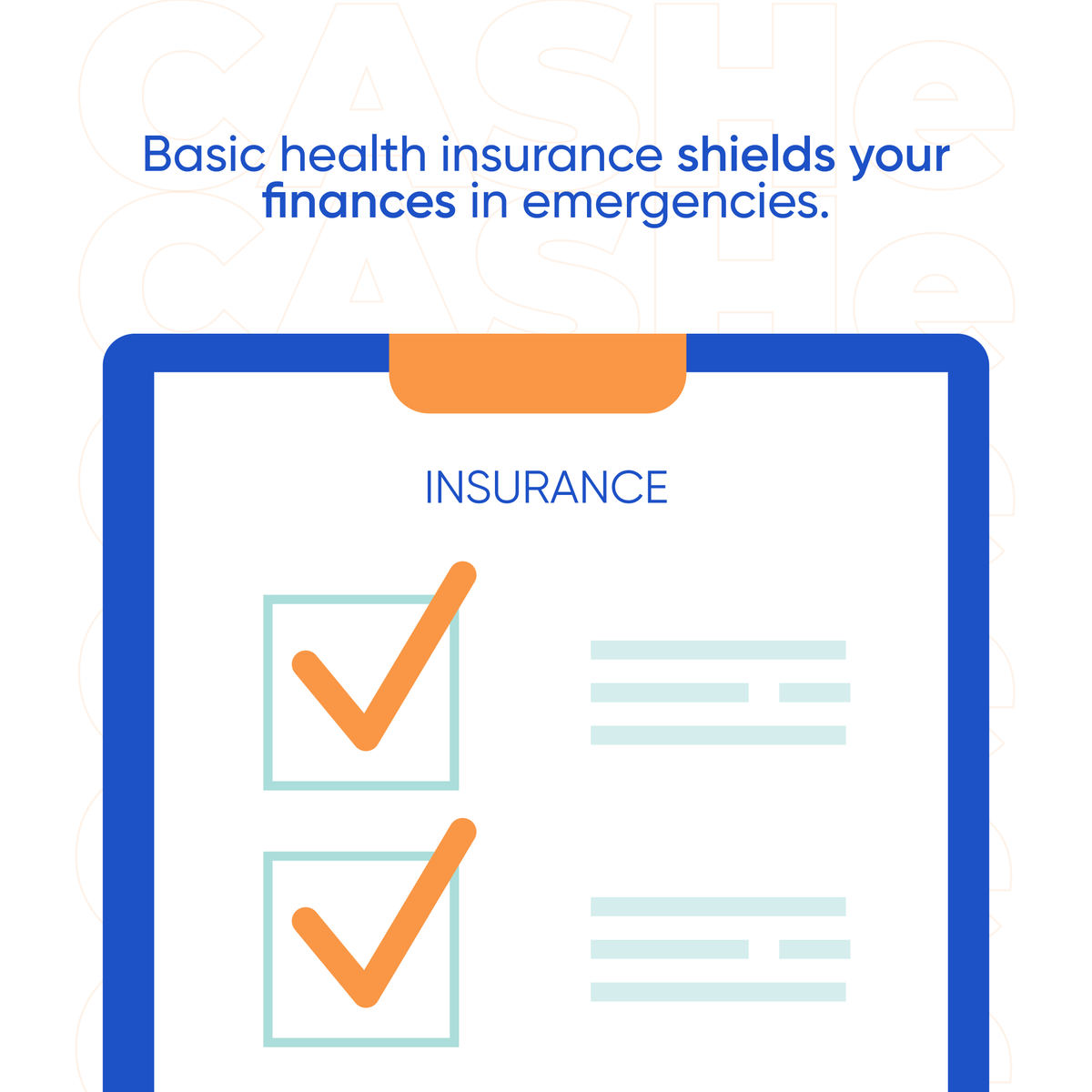 CASHeApp's tweet image. Insurance isn’t just paperwork, it’s protection when life goes off script.
One emergency can wipe out your savings.
Start small. Stay covered. Stay prepared.

#FinancialLiteracy #MoneyMistakes #InsuranceMatters #StayCovered