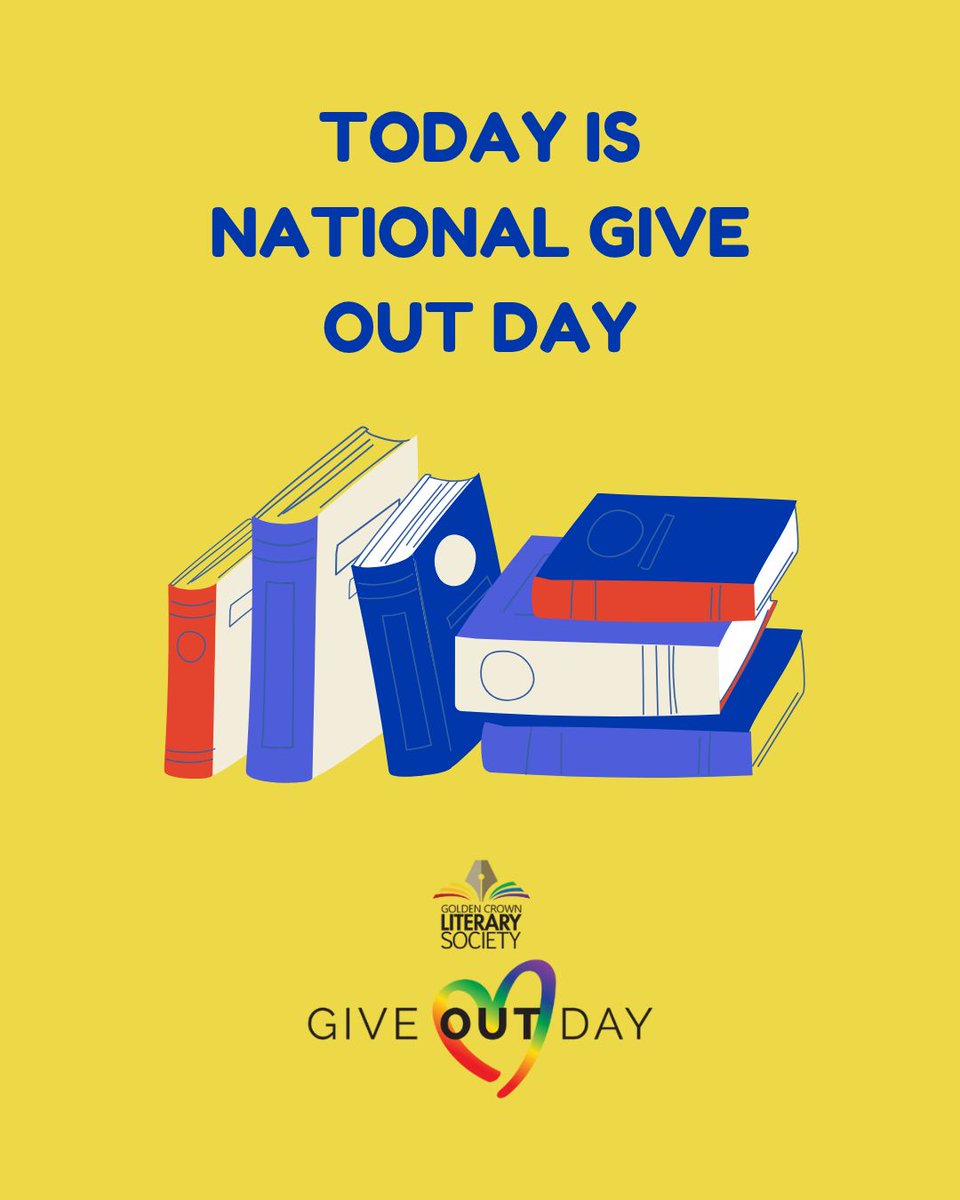 🌈 It's National Give OUT Day! Support GCLS in championing sapphic literature through awards, education &amp; community. Your donation unlocks bonus funds to help amplify LGBTQ+ voices. Together, let's keep our stories alive! 🏳️‍🌈 #GiveOUTDay

Link: giveoutday.org/organization/G…