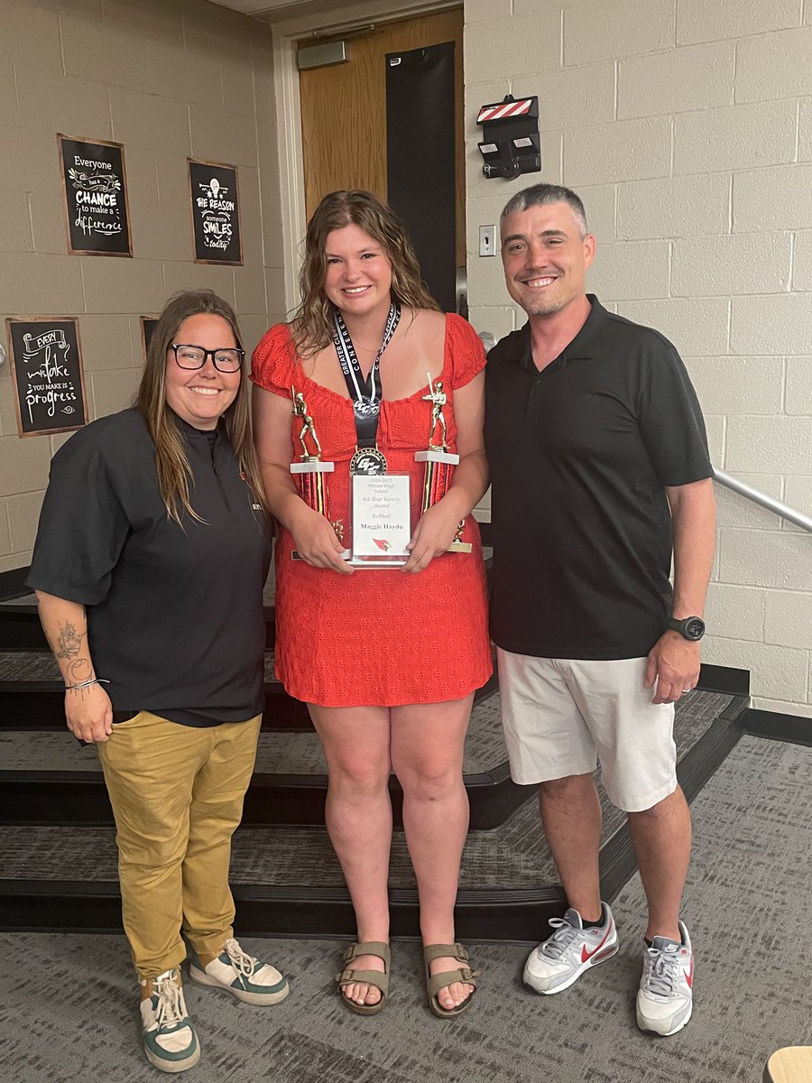 Once again thank you Coach Jo &amp; Josh for this tremendous season! I got GCC all conference, captain award, team MVP and my 4 year varsity award! I also end my career at Mentor with first in the career homeruns and RBI, and second in the season homeruns hit. #flycardsfly