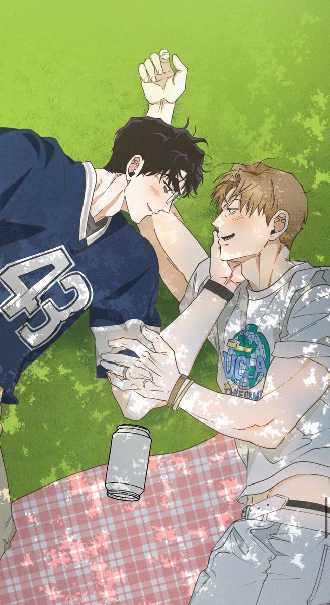 완결 후기에 넣은 완결 기념 일러스트 😘😘