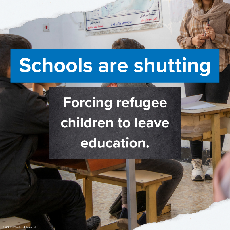 Refugees's tweet photo. This #WorldRefugeeDay is not business as usual.

Conflicts are escalating. Aid is shrinking. But one thing hasn’t changed: refugees need our solidarity to live in safety, with dignity and to rebuild their lives.

Let’s come together with refugees today and always.