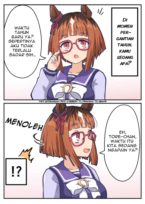 トランセンドさんに新春のインタビューをしました
インドネシア語翻訳:@MarcellHendra

#ウマ娘 #トランセンド #ウマ娘英訳 #ウマ娘インドネシア語翻訳 #umamusume #UmaTranslations 