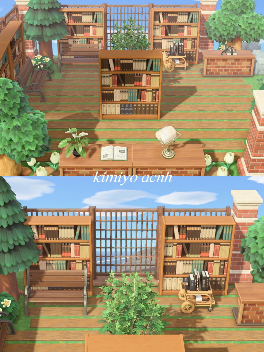 Cape Peak Outdoor Library has been completed. 📖🍃
Right next to the museum!

Video is also in progress :)

#ACNHDesign #ACNHDesigns #AnimalCrossingNewHorizions #あつ森 #あつ森写真部 #AnimalCrossing