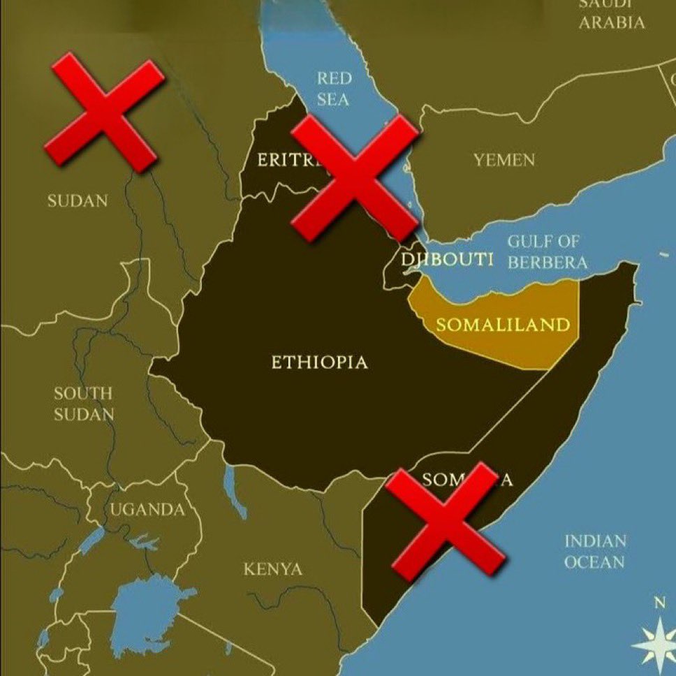 Trump’s latest “shit hole country” travel ban includes Somalia, Eritrea and Sudan.  The President is not playing games 🤔