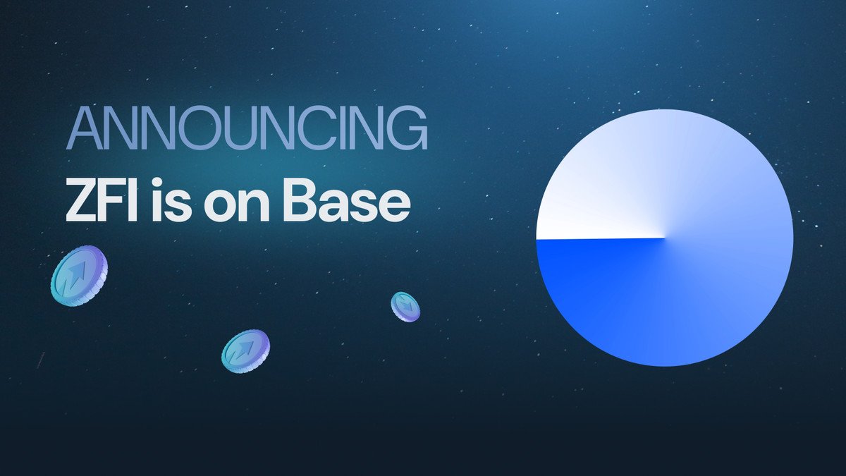 ZFI is now live on Base.

A new chapter begins for Zyfi as we expand our token utility to one of the most active Layer 2 networks.

Here’s what you need to know 🧵