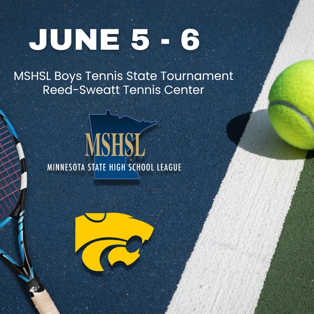 Good luck to Jowell Gamez as he competes at the MSHSL state tennis tournament!  #NLSWildcats