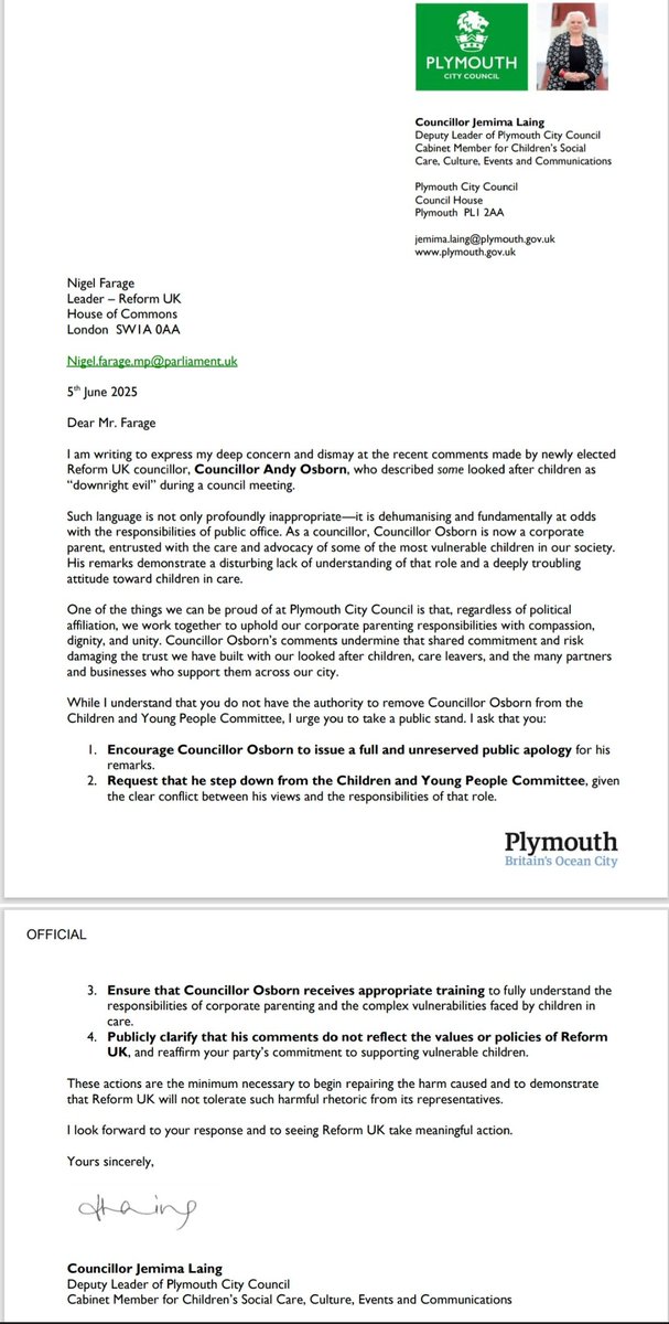 Absolutely right <a href="/TerryGalloway/">Terry Galloway</a> 
I've written to <a href="/reformparty_uk/">Reform UK</a> leader this morning 👇
