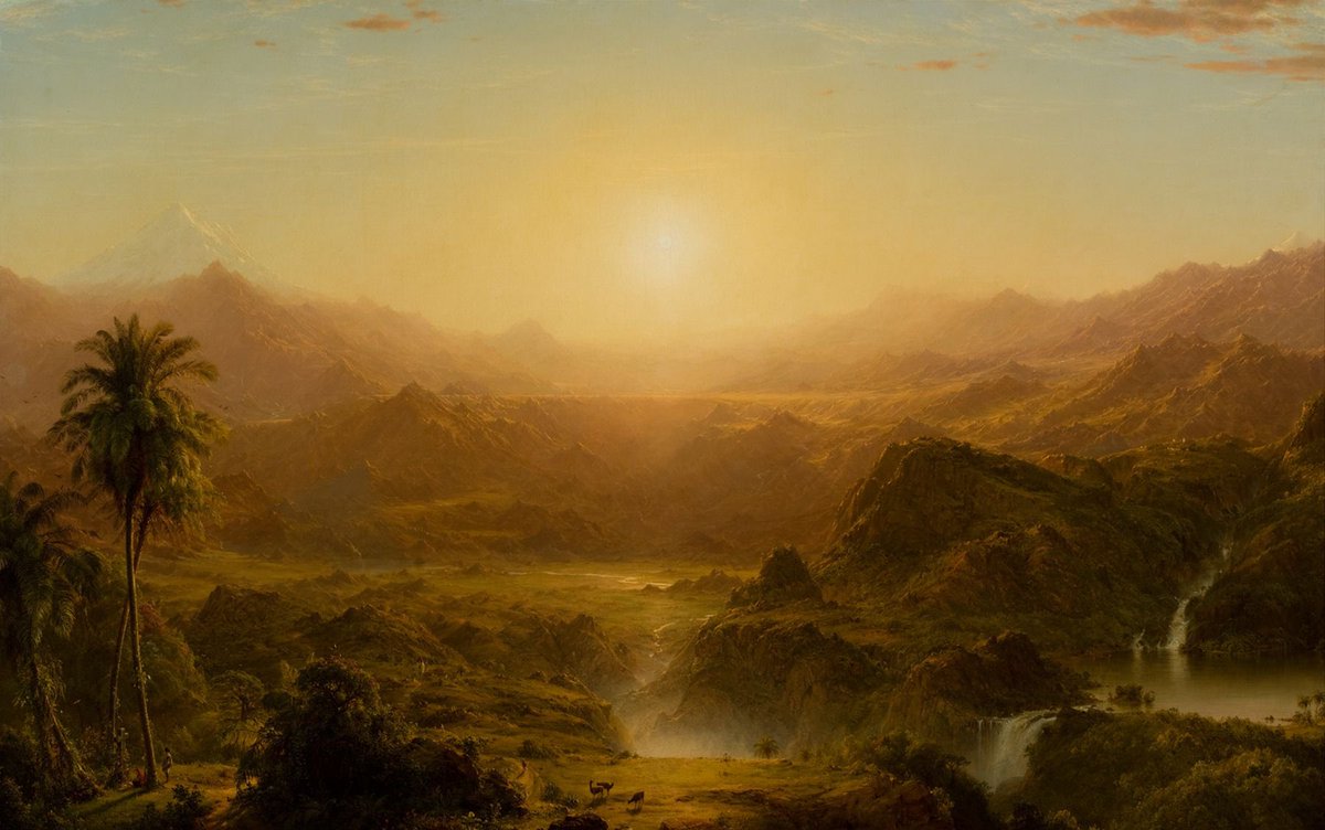 The Andes of Ecuador (1855), by Frederic Edwin Church