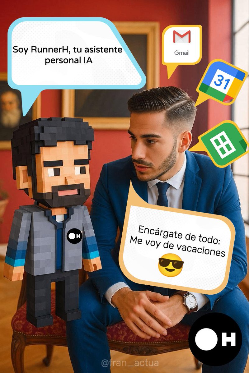 📕Oficial: La IA ya te sustituye al 100% en el trabajo.

RunnerH va a cambiar nuestras vidas tal y como las conocemos.

Cualquiera puede aplicar esto en su día a día ya, y aquí lo tienes explicado al detalle👇
