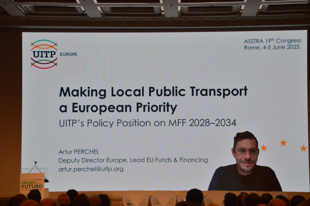 Artur Perchel, Deputy Director Europe di UITP, parla dell’importanza della partecipazione delle aziende italiane del #TPL a livello UITP ed europeo per lo sviluppo di importanti fattori, quali la competitività settoriale e le priorità delle policy europee.