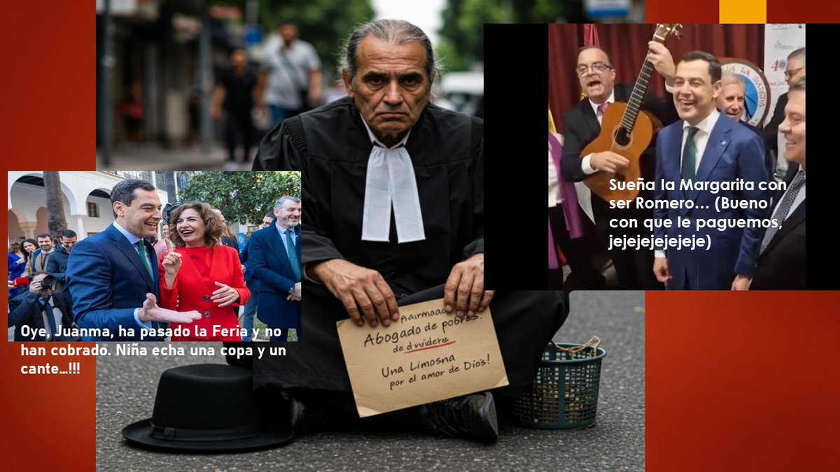 ajustosevilla's tweet photo. #5Junio Queremos denunciar que la #JuntadeAndalucía no ha pagado todavía un céntimo a la #Abogacía del #TurnodeOficio del 1T de 2025. Enero, Febrero y Marzo trabajado hasta hoy gratis: no hemos cobrado nada del 2025
¿Existe algún profesional que no cobre mensualmente? @Ajatojaen https://t.co/90HFXyotKg