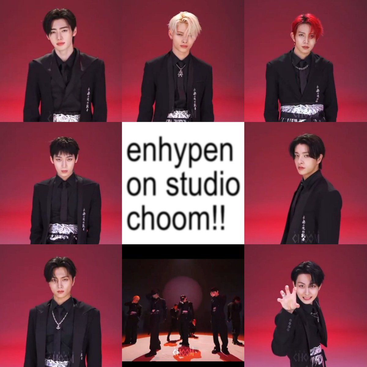 ikeuyangie's tweet photo. ENHYPEN ON STUDIO CHOOM!! WE'RE SO UP https://t.co/Y6adFtlzVT
