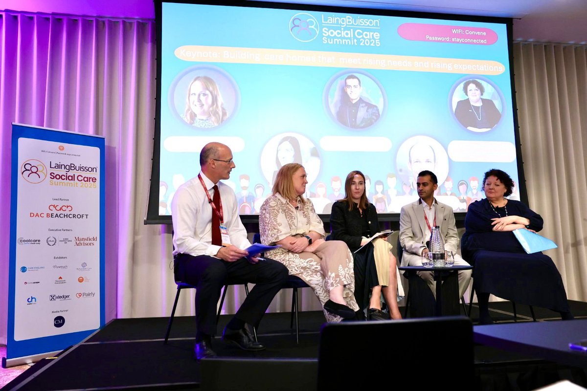 CareMarkets (@caremarketslb) on Twitter photo Live now at #SocialCareSummit 2025: “Building care homes that meet rising needs.”
As more care shifts to the home, our expert panel from <a href="/AveryHealthcare/">Avery Healthcare</a>, <a href="/NGHHammerson/">NightingaleHammerson</a>, <a href="/DACBeachcroft/">DAC Beachcroft</a>, Kara Health & <a href="/DHSCgovuk/">Department of Health and Social Care</a> explores how care homes are evolving to meet rising complexity. Live now at #SocialCareSummit 2025: “Building care homes that meet rising needs.”
As more care shifts to the home, our expert panel from <a href="/AveryHealthcare/">Avery Healthcare</a>, <a href="/NGHHammerson/">NightingaleHammerson</a>, <a href="/DACBeachcroft/">DAC Beachcroft</a>, Kara Health & <a href="/DHSCgovuk/">Department of Health and Social Care</a> explores how care homes are evolving to meet rising complexity.
