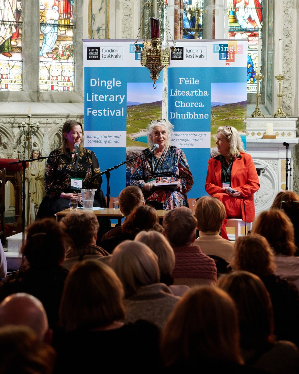 Dingle Literary Festival (@dinglelit) on Twitter photo The Chapel in An Díseart! A beautiful setting that creates the most incredible atmosphere! 📚<a href="/barbarascully/">Barbara Scully</a>, <a href="/OdohertyOrla/">Orla Doherty - Writer</a> and <a href="/Valjtroy/">Val Troy</a> had a lively and often hilarious panel discussion during their event titled 'The Madonna Effect'. #DingleLit #Dingle #LitFest The Chapel in An Díseart! A beautiful setting that creates the most incredible atmosphere! 📚<a href="/barbarascully/">Barbara Scully</a>, <a href="/OdohertyOrla/">Orla Doherty - Writer</a> and <a href="/Valjtroy/">Val Troy</a> had a lively and often hilarious panel discussion during their event titled 'The Madonna Effect'. #DingleLit #Dingle #LitFest