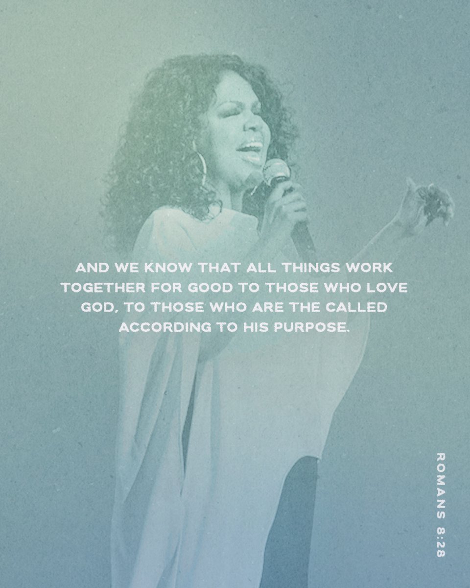 "And we know that all things work together for good to those who love God, to those who are the called according to His purpose." Romans 8:28 

🤍 Share this with someone who needs it today!