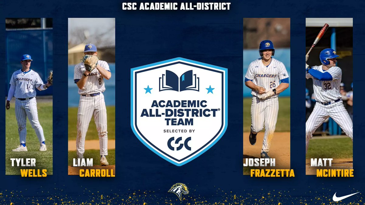 Four Chargers Earn CSC Academic All-District Honors

📰: bit.ly/3ZjIZW6