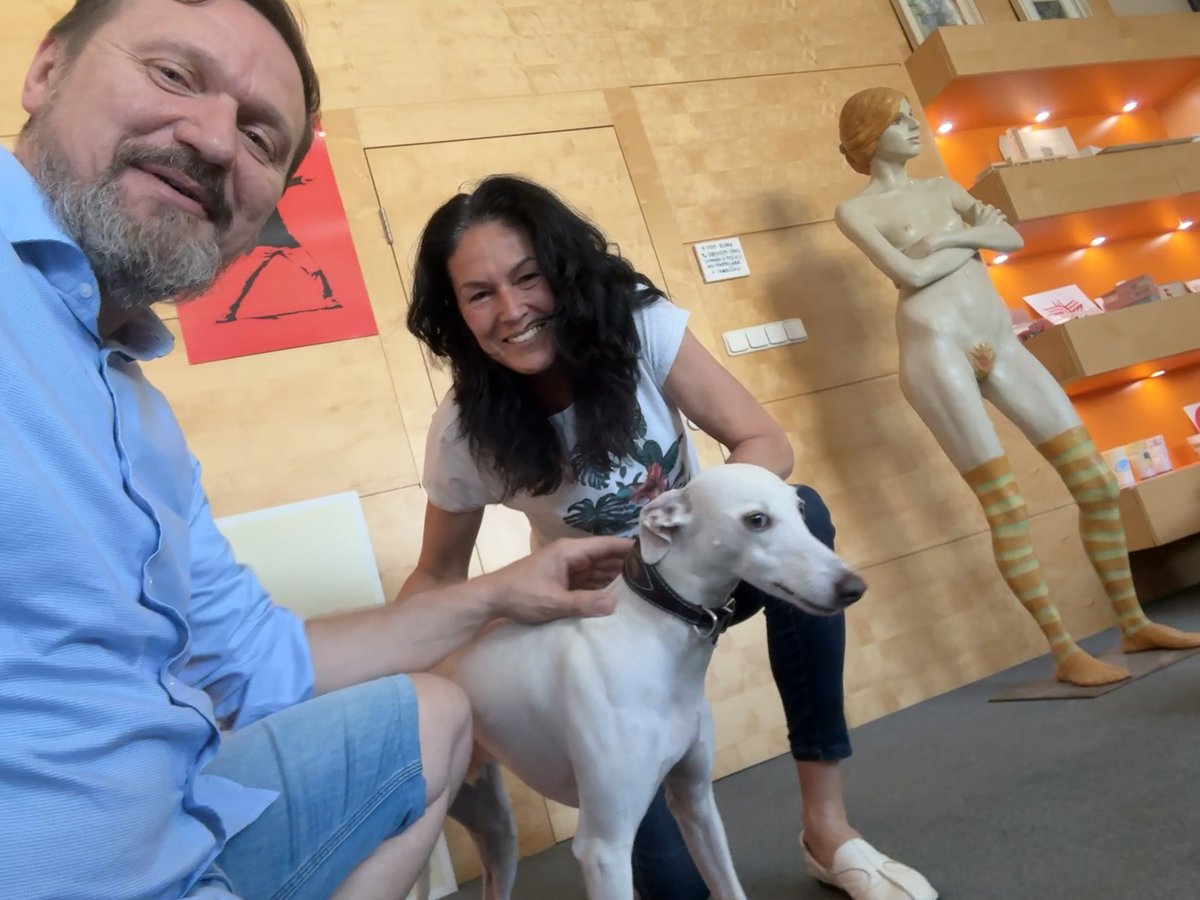 Dnes vzácná návštěva. Šárka Kašpárková nás přišla podpořit v boji za novou sportovní halu v Židenicích.