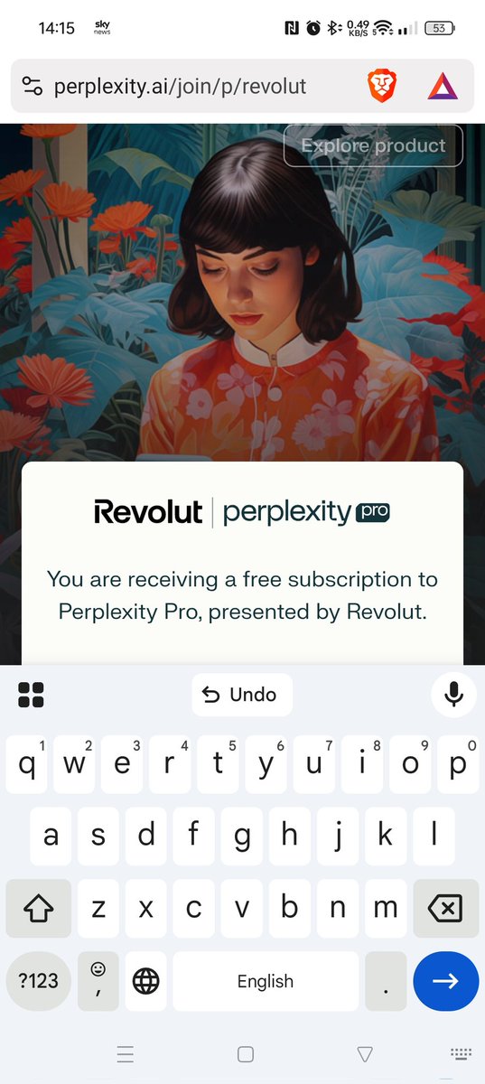 FullStackJoeDev's tweet image. So it turns out I&apos;ve had a Perplexity pro subscription sitting unused because it comes with Revolut premium and I had no idea