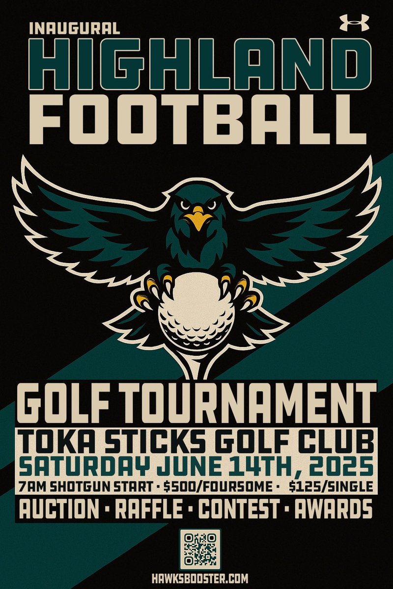 Brock Farrel (@farrel_brock) on Twitter photo Help get us to Texas! <a href="/HighlandHawksFB/">Highland Hawks Football</a> golf tournament is fast approaching. June 14, 7am <a href="/TokaSticksGolf/">Toka Sticks GolfClub</a>. Deadline to signup is Friday June 6th. hawksbooster.com/golf-tournament Help get us to Texas! <a href="/HighlandHawksFB/">Highland Hawks Football</a> golf tournament is fast approaching. June 14, 7am <a href="/TokaSticksGolf/">Toka Sticks GolfClub</a>. Deadline to signup is Friday June 6th. hawksbooster.com/golf-tournament
