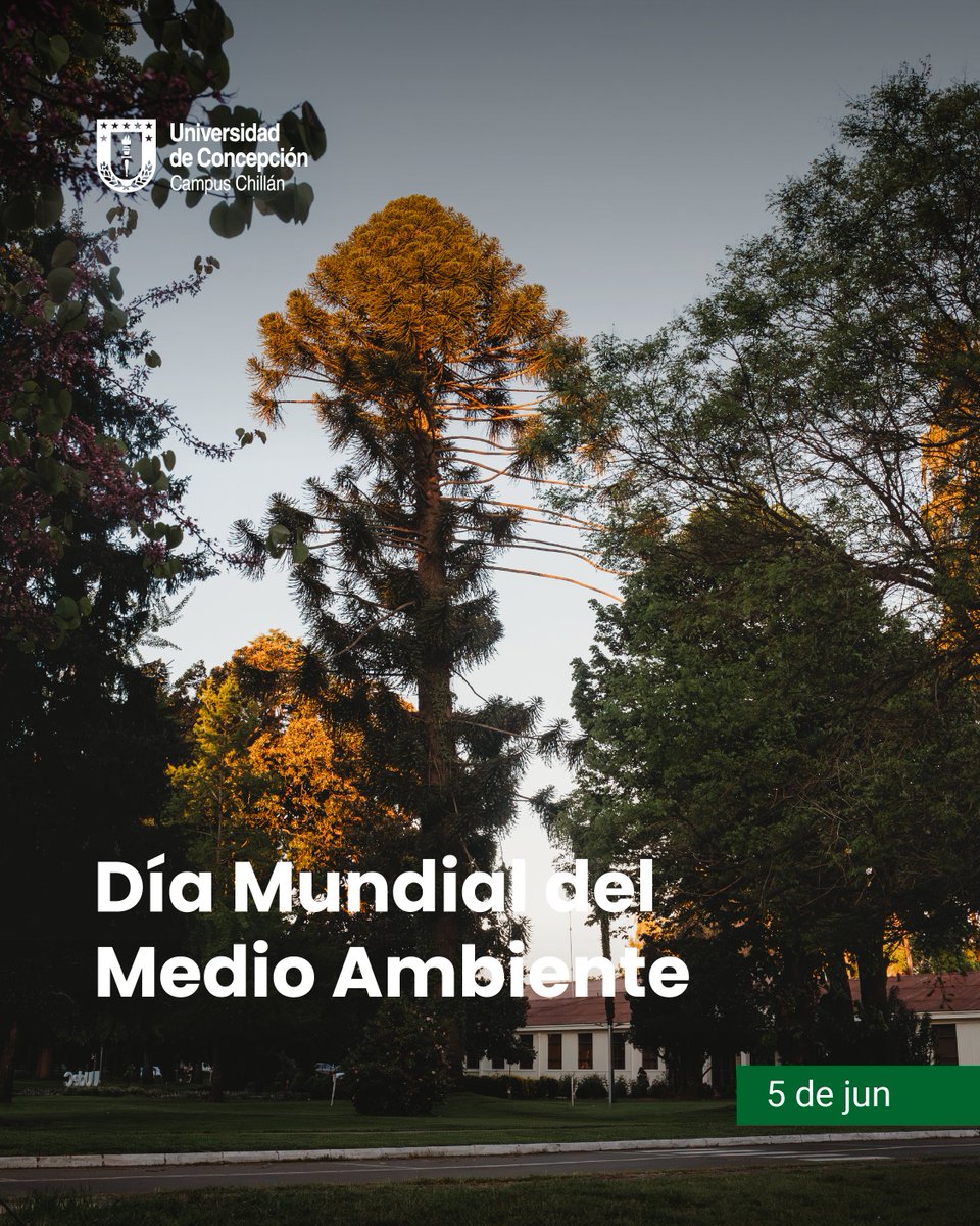 #CalendarioUdeC: Las Naciones Unidas designaron el 5 de junio como el Día Mundial del Medio Ambiente para poner de relieve que la protección y la salud del medio ambiente.

Reafirmamos nuestro compromiso con la promoción, restauración y protección del Medio Ambiente.