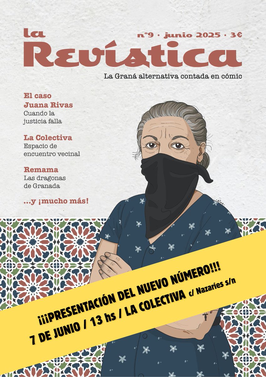 Este SÁBADO 7 de JUNIO, en el <a href="/CVAlacolectiva/">La Colectiva</a> es...  

EL SABADETE!!! 

-12h: Análisis crítico de la Zona de Bajas Emisiones del <a href="/aytogr/">Ayuntamiento de Granada</a> con <a href="/enbicigranada/">Biciescuela Granada</a>
-13h: Presentación de La Revistica nº9
-Ecotaberna de <a href="/Hortigas_/">Hortigas</a>