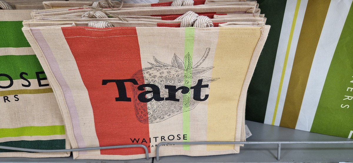 I apologise for my sense of humour. Can you see the unintentional innuendo shown by this Waitrose bag