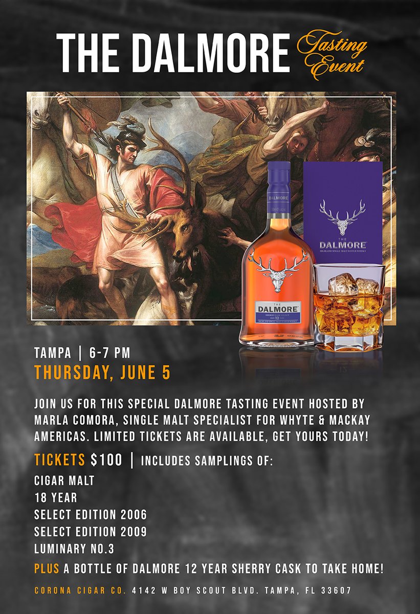 #DrewEstate #DE4L #CutNLight #TheDalmore #Tasting #CigarEvents #CoronaCigar
