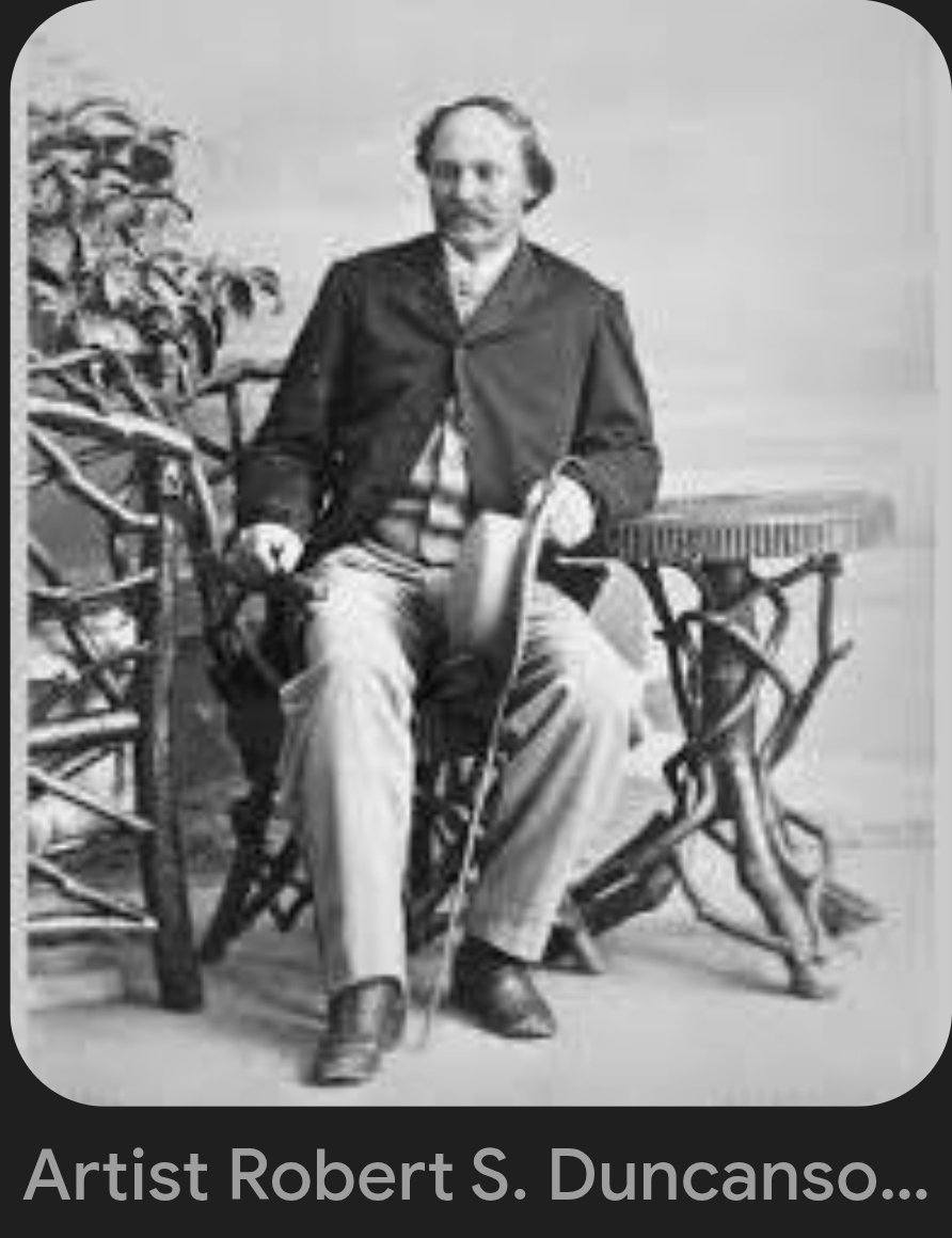#TheNine Landscape Artist Robert S. Duncanson lived in Monroe, Mi. His work was recently displayed at the White House by Dr. Jill Biden. He's actually buried in the Woodland Cemetery in Monroe.