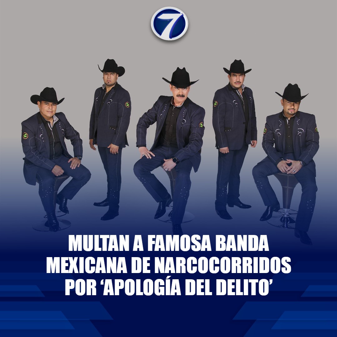 Noti7Guatemala's tweet image. 🚨 Reconocida #banda de México recibe #multa por ‘apología del delito’ ➡ bit.ly/3HtQMun