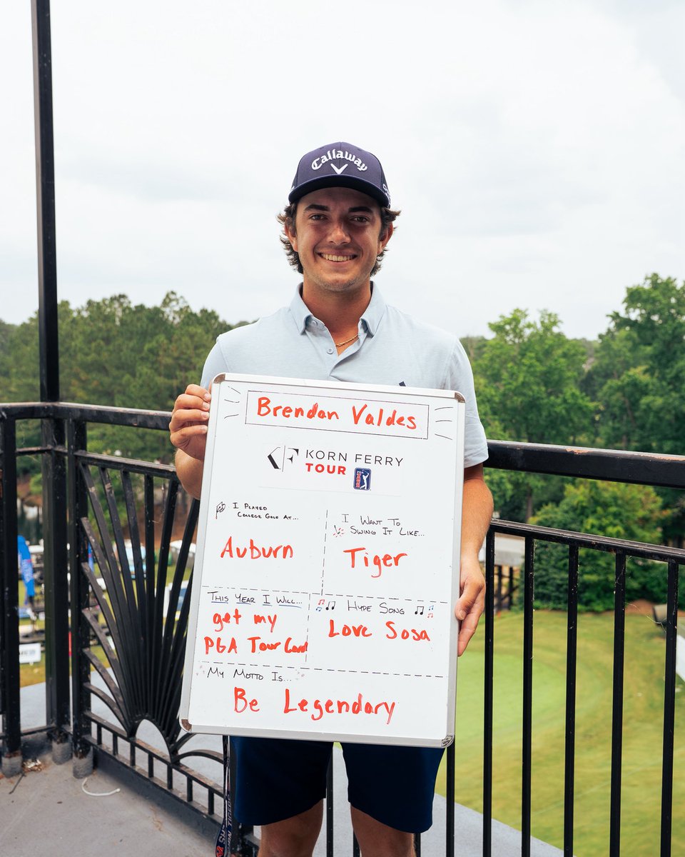 Korn Ferry Tour (@kornferrytour) on Twitter photo Introducing the newest <a href="/PGATOURU/">PGA TOUR University</a> grads making their debuts this week <a href="/BMWCharityProAm/">BMW Charity Pro-Am presented by TD SYNNEX</a> 👏
⭐️ Brendan Valdes ⭐️ Introducing the newest <a href="/PGATOURU/">PGA TOUR University</a> grads making their debuts this week <a href="/BMWCharityProAm/">BMW Charity Pro-Am presented by TD SYNNEX</a> 👏
⭐️ Brendan Valdes ⭐️
