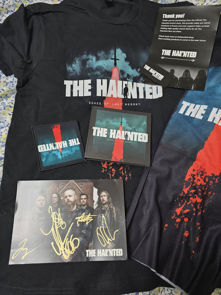 painkiller313's tweet photo. 一昨日スゥエーデンから届きました😆
今回は、バンドから直接購入しました。

#THEHAUNTED 
#SONGSOFLASTRESORT https://t.co/Akyga3hcuz